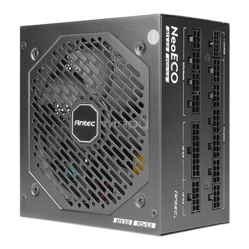 Fuente de Poder Antec NeoEco NE850G M de 850 Watts (Full Modular, Certificada 80+ Gold, ATX)