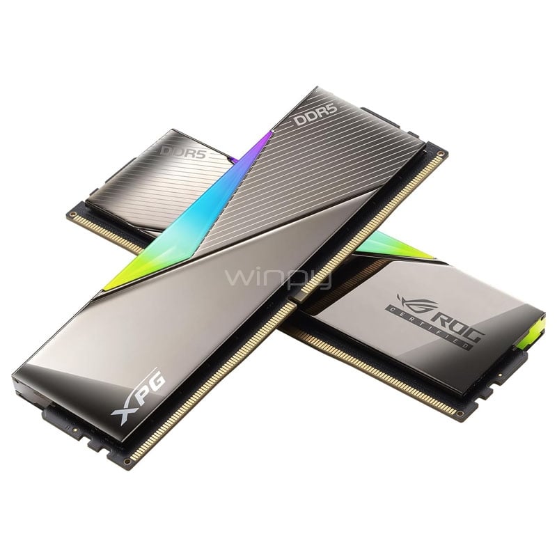 Kit Memoria RAM XPG LANCER RGB ROG de 32GB (16GB x2, DDR5, 6600MHz