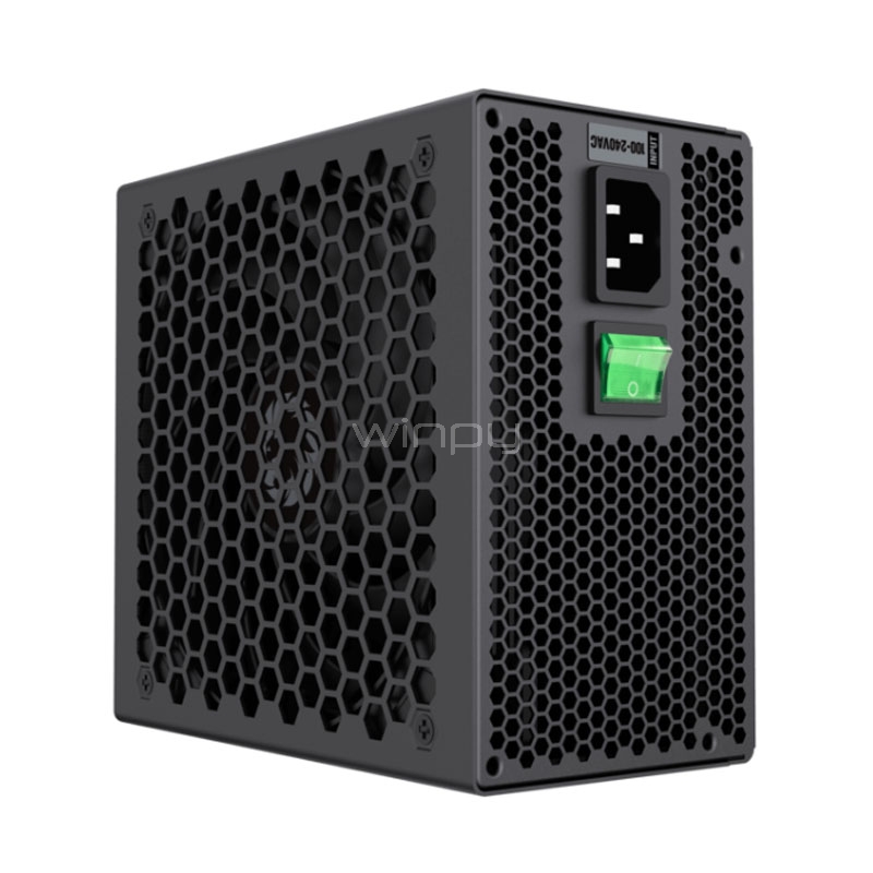 Fuente de Poder GameMax GM de 1050 Watts (Semi-Modular, Certificado 80+ Silver, ATX)