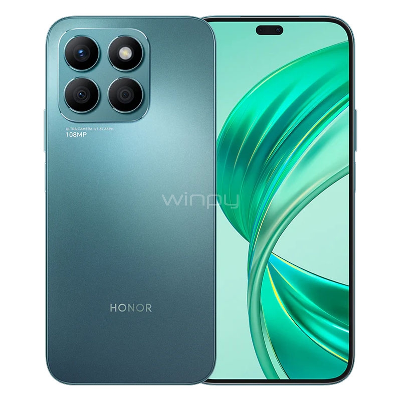 Celular Honor X8b de 6.7“ (OctaCore, 8GB RAM, 256GB RAM, Cian)