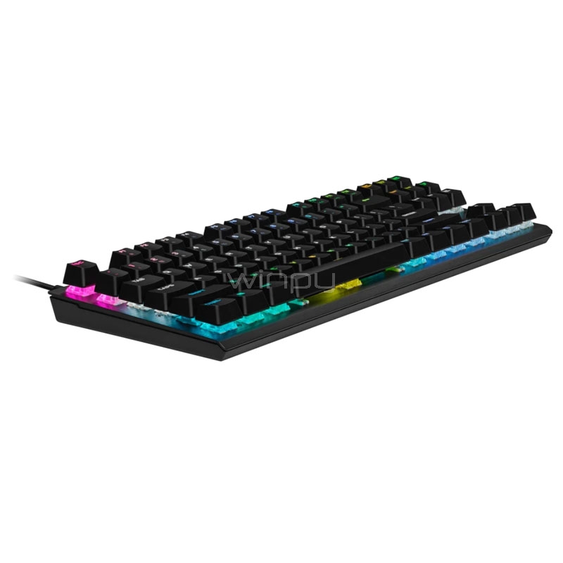 Teclado Mecánico Corsair K60 PRO TKL RGB (Switch OPX, Inglés, Negro)
