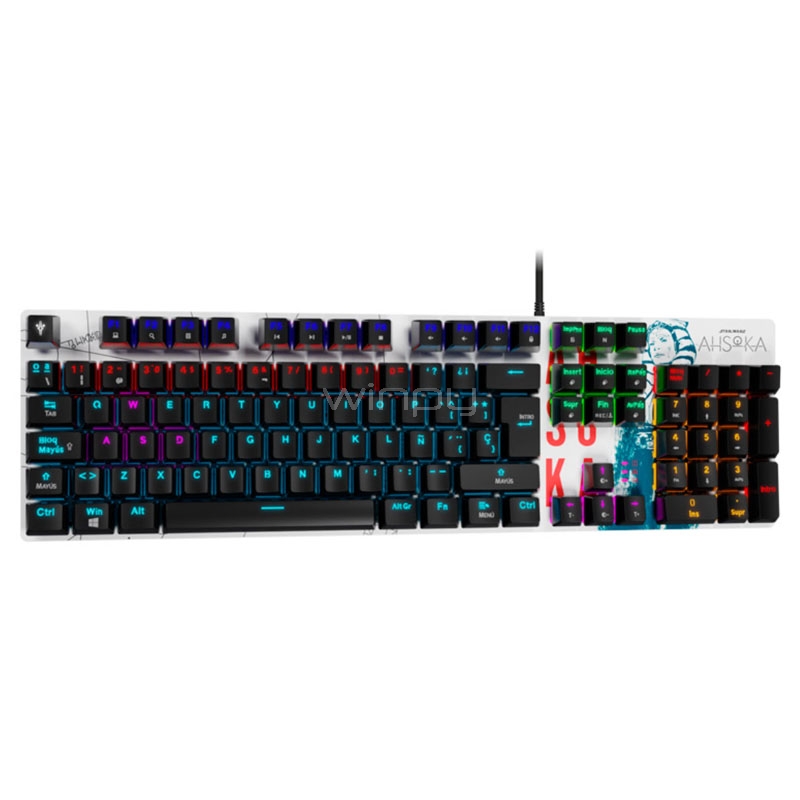 Teclado Mecánico Primus BALLISTA90T (Switch Red, Español, Anti-ghosting, Ahsoka)