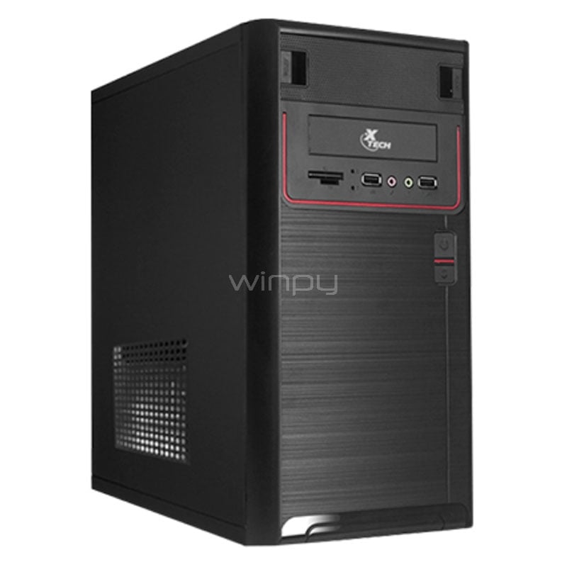 Gabinete XTech XTQ-100 (USB 2.0, MicroATX, Fuente 600W)