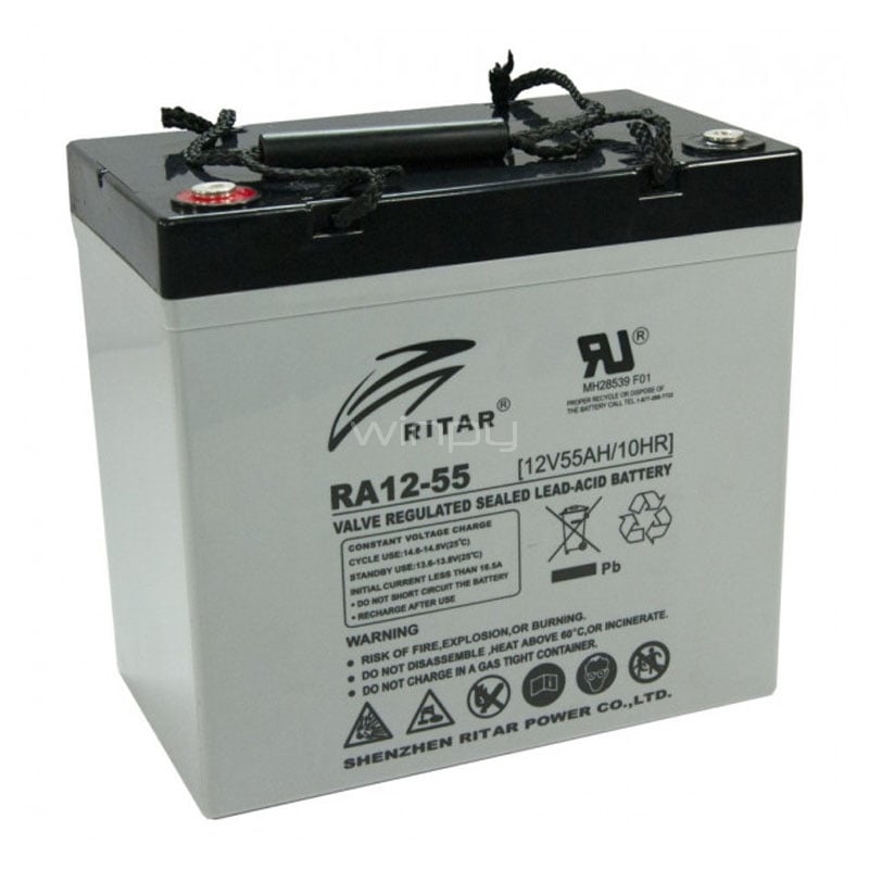 Batería Enersafe HR12-200W de 12V/55Ah