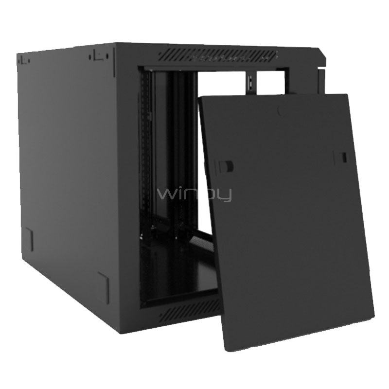 Rack de Muro Enersafe de 6U (2 Ventiladores, hasta 100Kg, IP20)