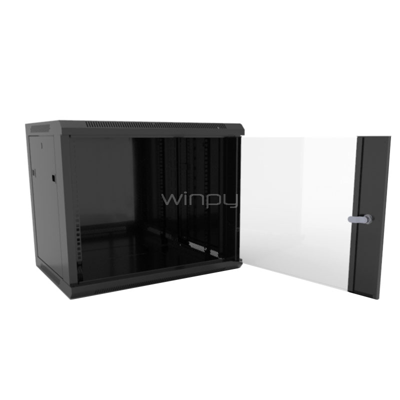 Rack de Muro Enersafe de 6U (2 Ventiladores, hasta 100Kg, IP20)