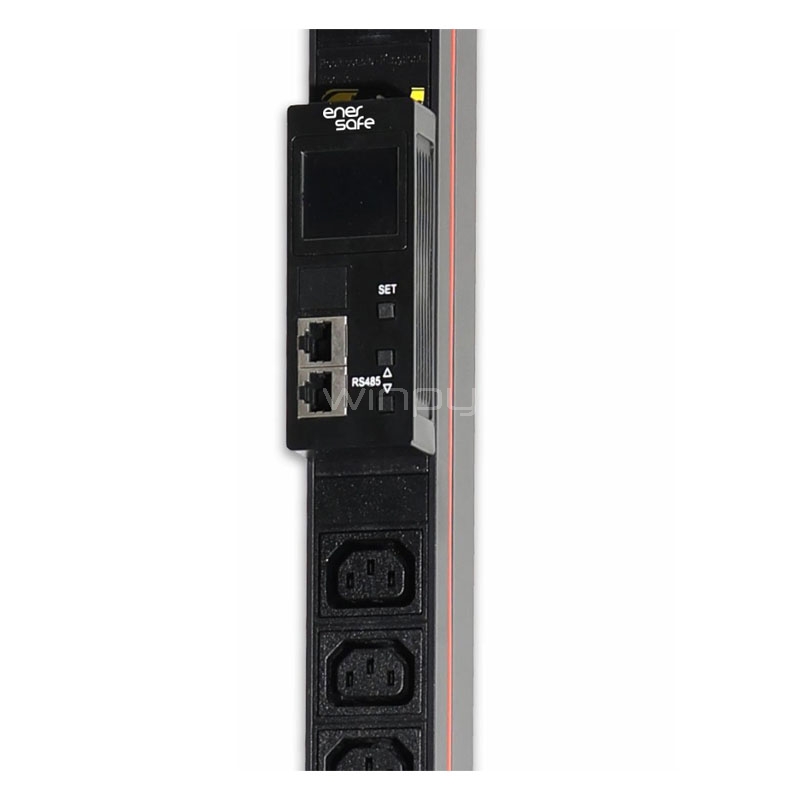 PDU Enersafe Smart de 16A/32A Vertical (Monofásica, 18 salidas C13, 2 salidas C19)