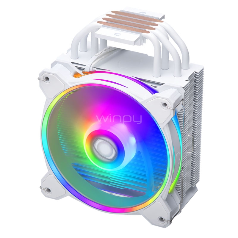 Disipador Cooler Master Hyper 212 Halo White (LGA1700/AM5, 120mm, 2.050rpm, PWM)