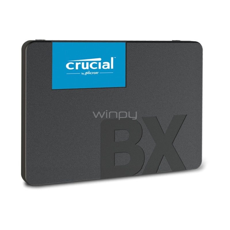 Disco SSD Crucial BX500 de 2TB (3D NAND, SATA, 540/500 MB/s)