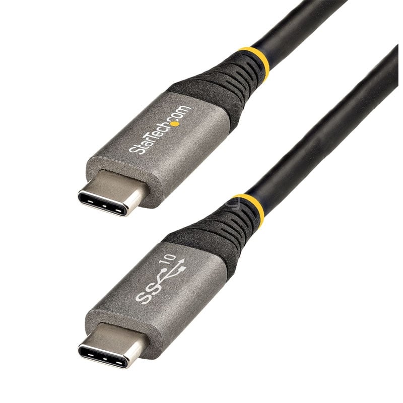 Cable USB-C StarTech de 1 metro (USB 3.1/3.2 Gen 2, 10Gbps, PD 100W)