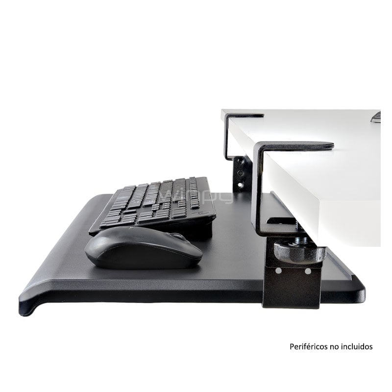 Bandeja De Teclado Deslizante De 1U Para Montaje En Rack De 19 Pulgadas