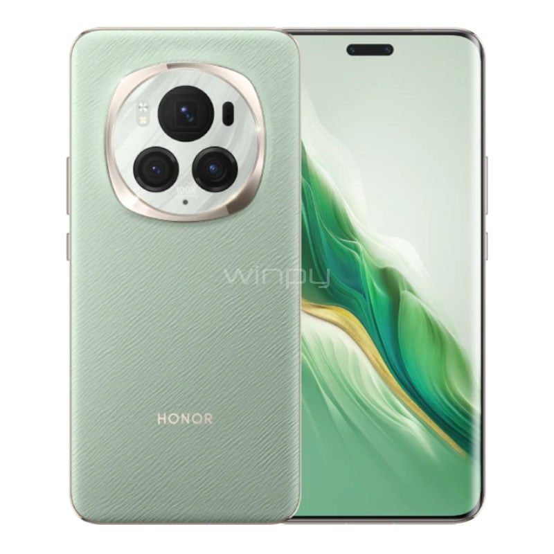 Celular Honor Magic 6 Pro de 6.81“ (OctaCore, 12GB RAM, 512GB Internos, Verde)