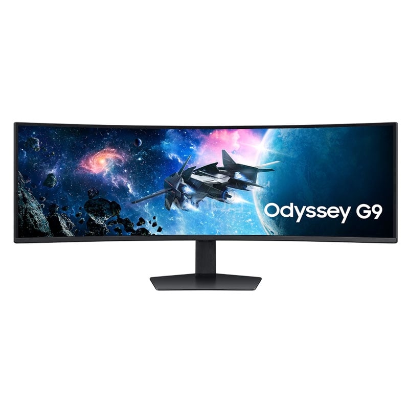 Monitor Gamer Samsung Odyssey G9 49” Curvo (VA, QHD, 240Hz, 1ms, HDR10+, D-Port+HDMI, Vesa, FreeSync)