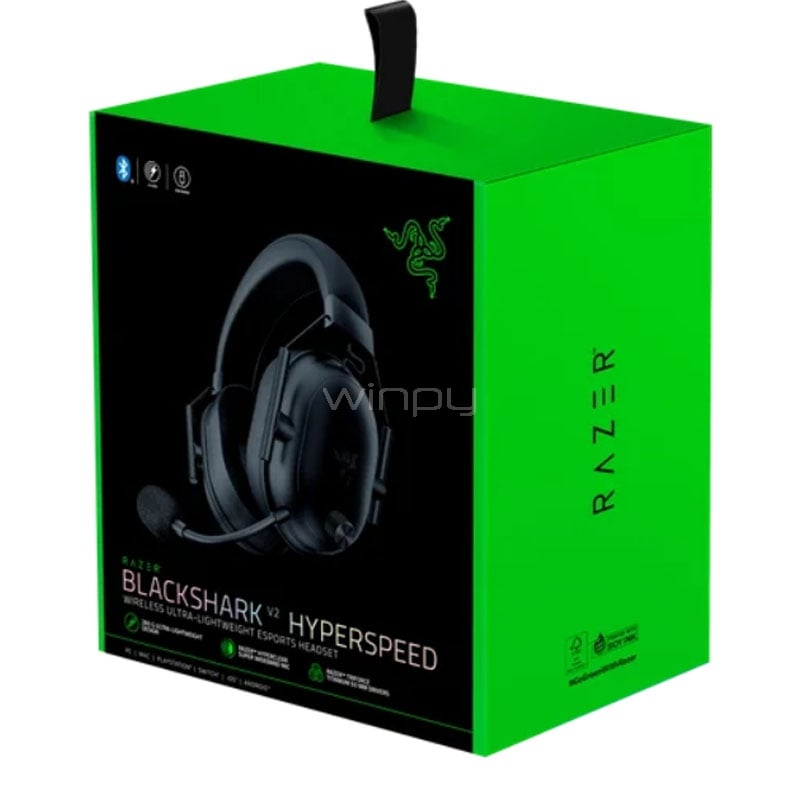 【美品】RAZER BLACKSHARKV2 HYPERSPEED Audífonos Gamer Razer Blackshark V2 Hyperspeed - 107RZ00131 - Winpy.cl