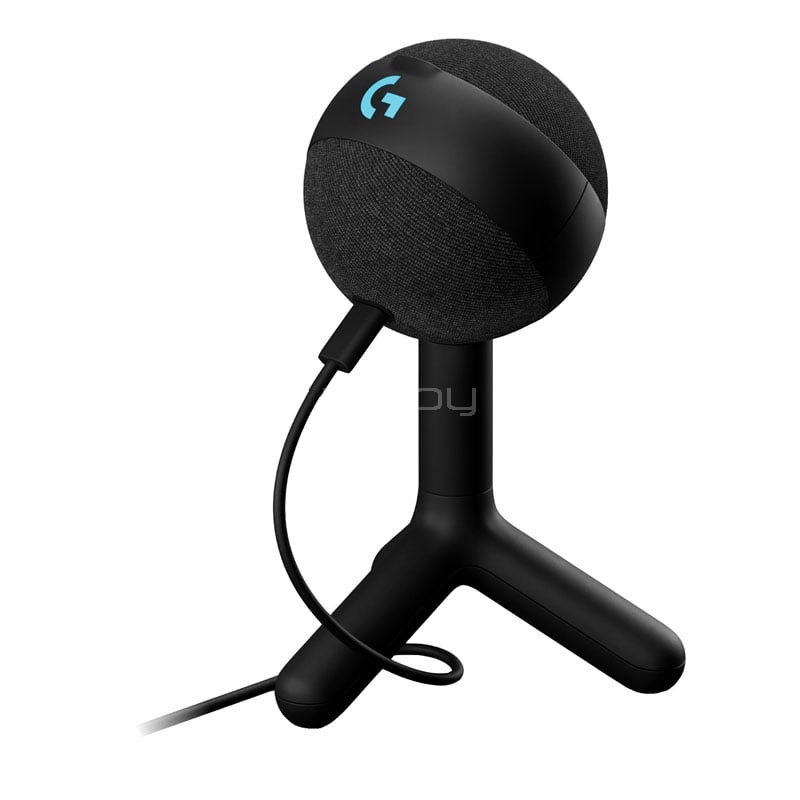 Micrófono Gamer Logitech Yeti Orb (RGB, USB-C, Negro)