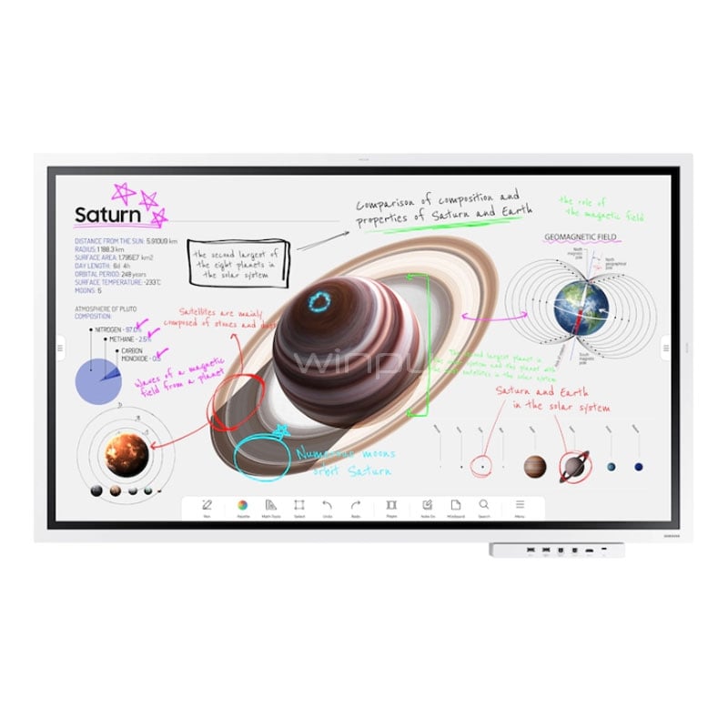Pantalla Interactiva Samsung WMB Series de 65“ (New Edge, 4K, USB-C+Wi-Fi, Vesa)