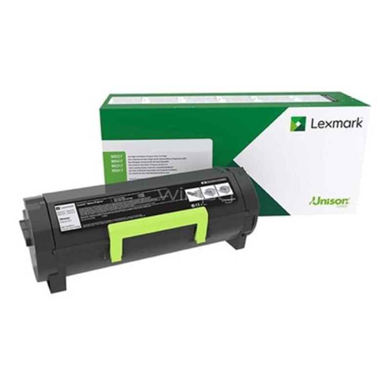 Tóner Lexmark 66S4X00 para MS631/ 632/ MX632 (Monocromático, 31.000 páginas)