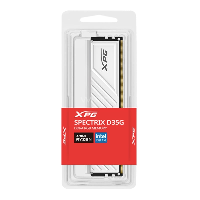 Memoria RAM XPG Spectrix D35G White RGB de 16GB (DDR4, 3200MHz