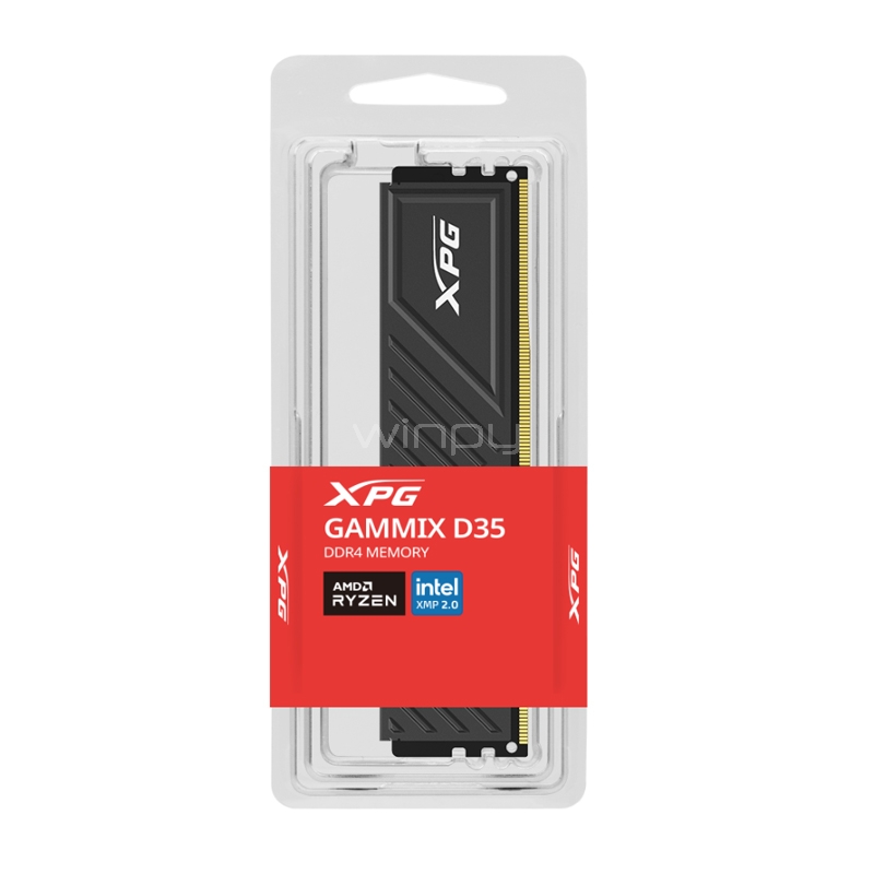 Memoria RAM XPG Spectrix D35 de 16GB (DDR4, 3200MHz, CL16, UDIMM)