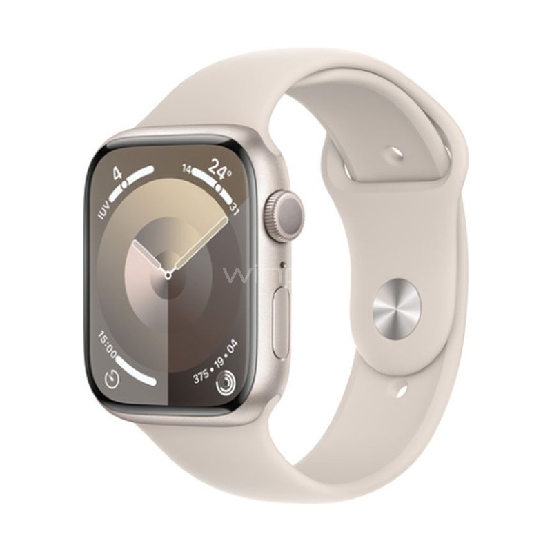 Apple Watch Series 9 de 41mm (GPS, Case Aluminio, Correa Deportiva Starlight)  