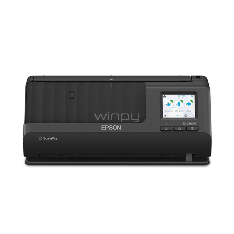 Escáner Epson WorkForce ES-C380W (Pantalla Táctil, 30ppm, 1200dpi, USB/Wi-Fi)