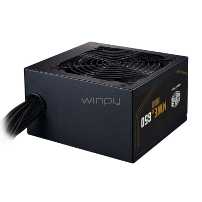 Fuente de Poder Cooler Master MWE Bronze 650 V3 de 650W  (Certificada 80+ Bronce, ATX)