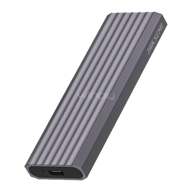 Cofre Hiksemi MDC1 para unidades M.2/NVMe (USB-C, 10Gbps, Gris)