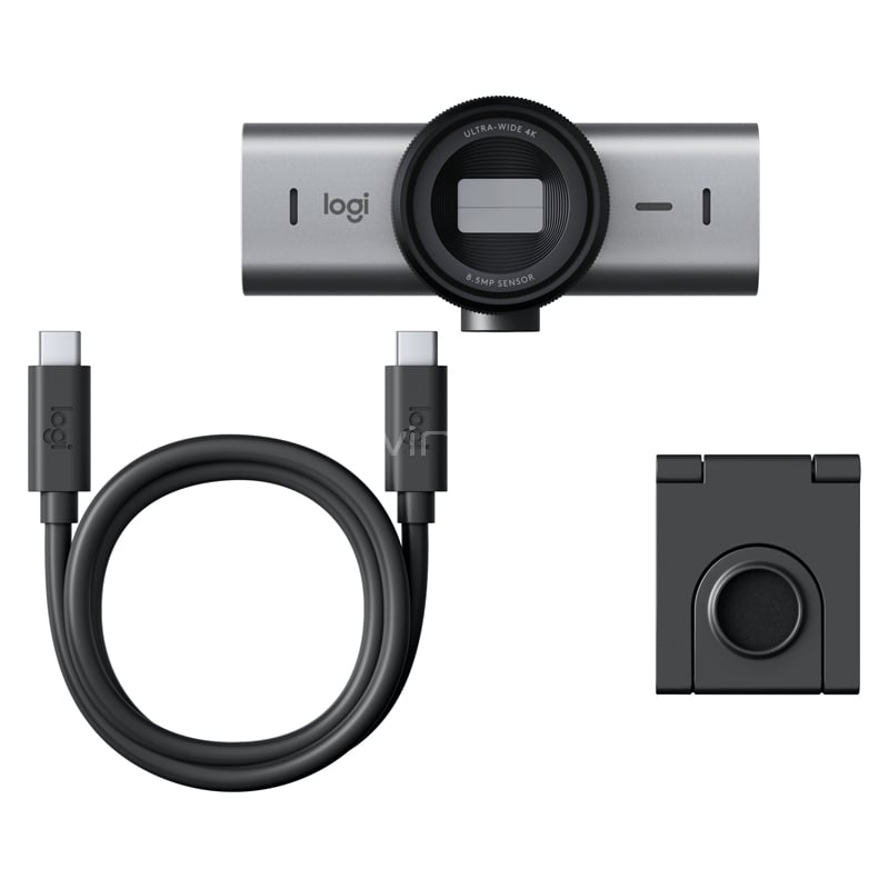 WebCam Logitech MX Brio 705 for Business (8.5MP, CMOS, 4K, 4X Zoom, Gris)
