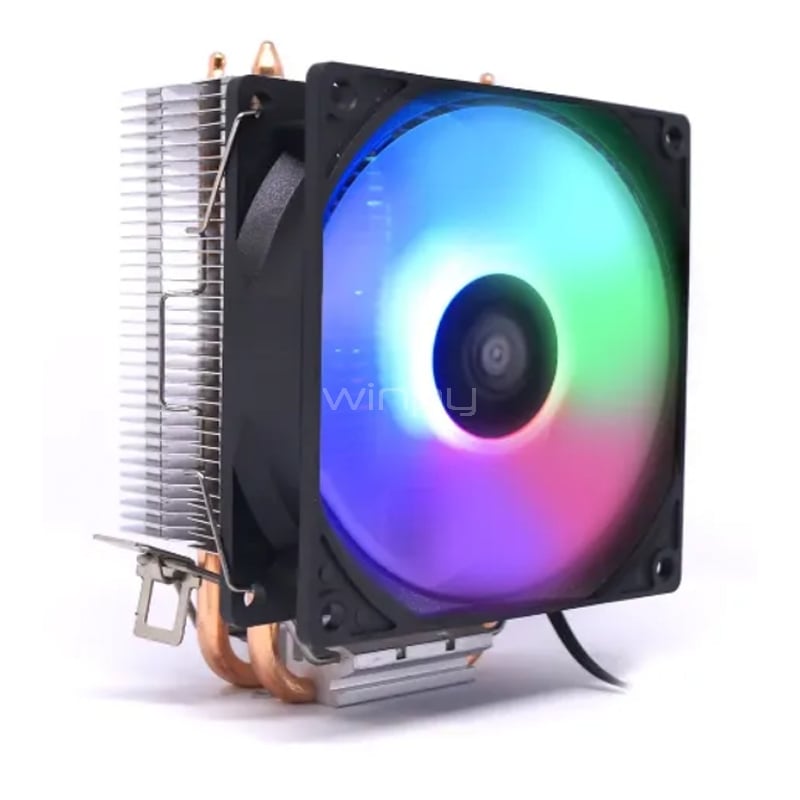 Disipador Morpheus Gaming RF-P2 RGB (LGA1700/AM4, 92mm, 1.900rpm)