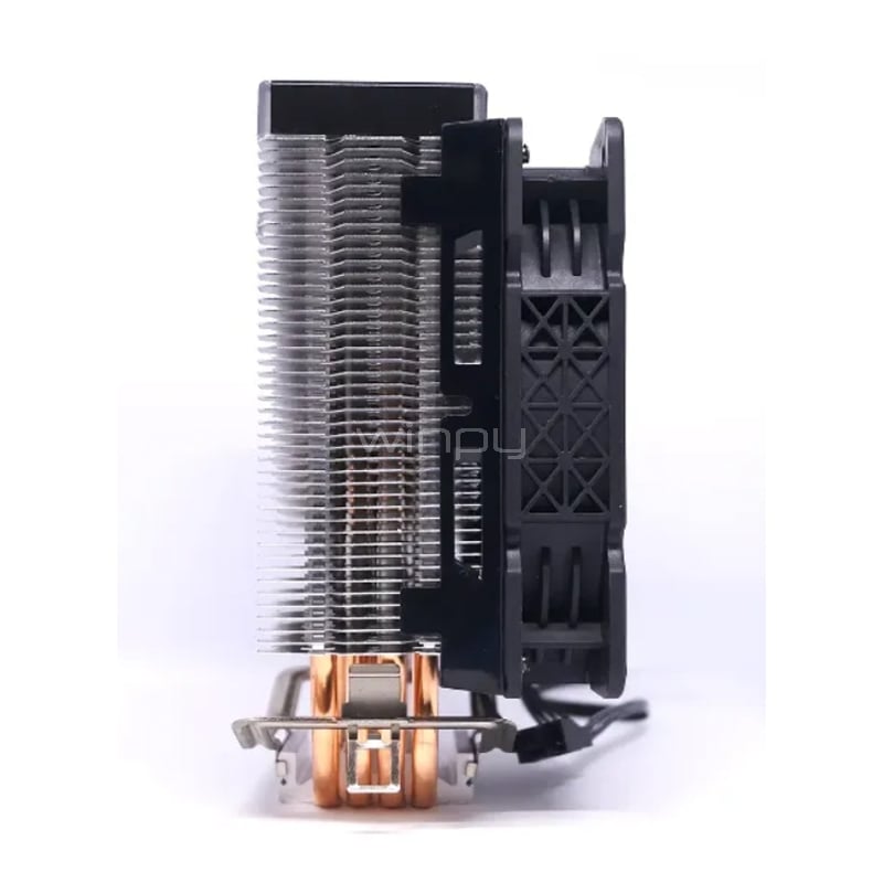 Disipador Morpheus Gaming TJ400 RGB (LGA1700/AM4, 120mm, 1.600rpm)