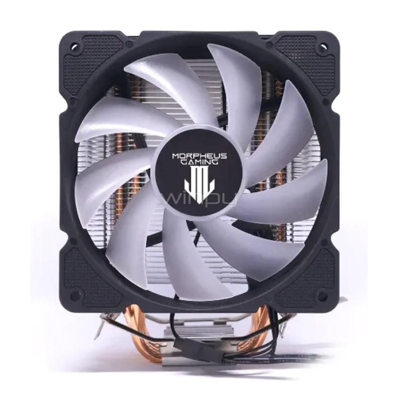 Disipador Morpheus Gaming TJ400 RGB (LGA1700/AM4, 120mm, 1.600rpm)