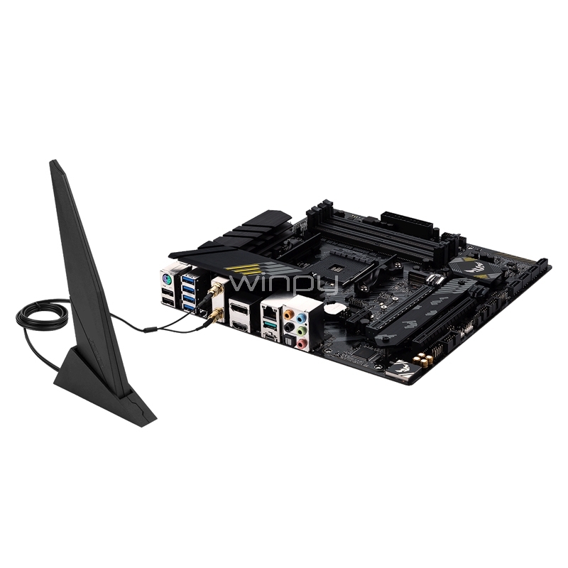 Placa Madre ASUS TUF GAMING B550M-PLUS WIFI II (AM4, DDR4 2133/4866MHz, M.2 x2, RGB, microATX)