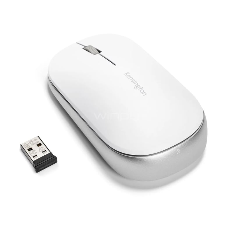 Mouse Inalámbrico Kensington Slimblade 2.0 (Dongle USB/Bluetooth, Blanco)
