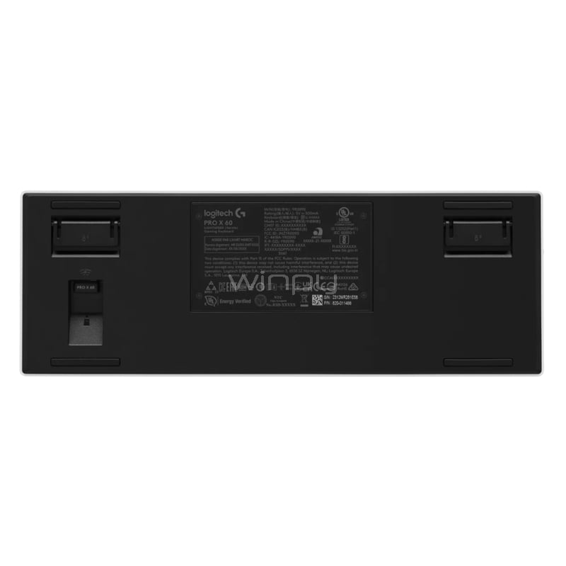 Teclado Mecánico Logitech Pro X 60 (Switch GX Tactile, Español, Blanco)