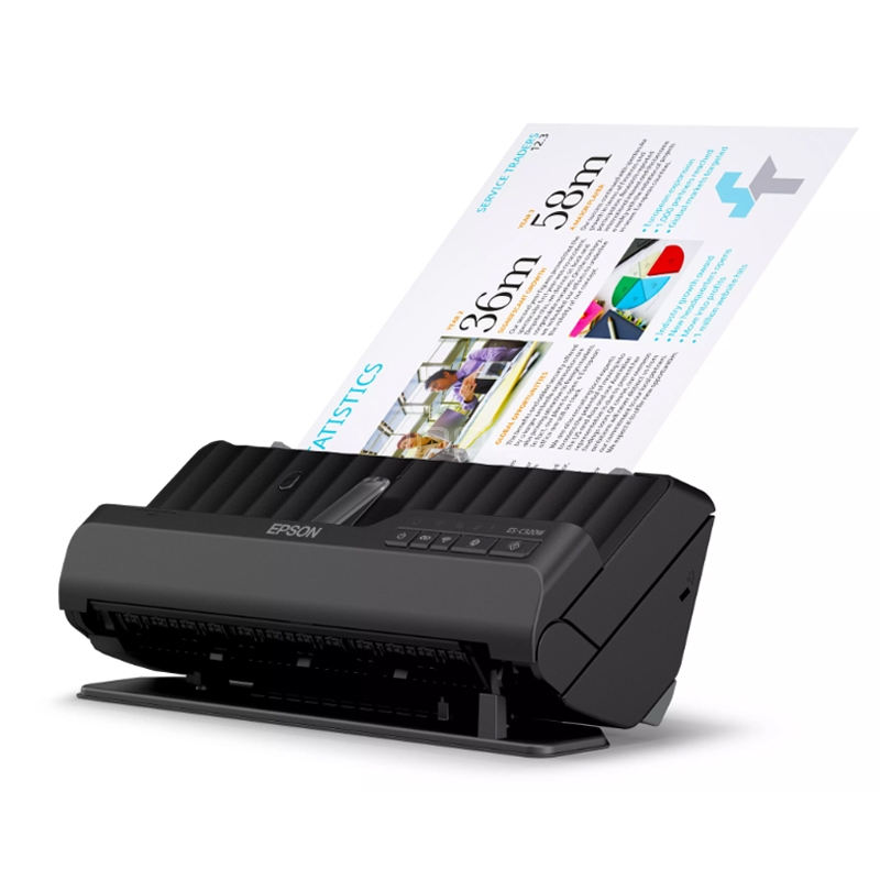 Escáner Epson ES-C320W Ultra Compacto (Wi-Fi, ADF, 600dpi)
