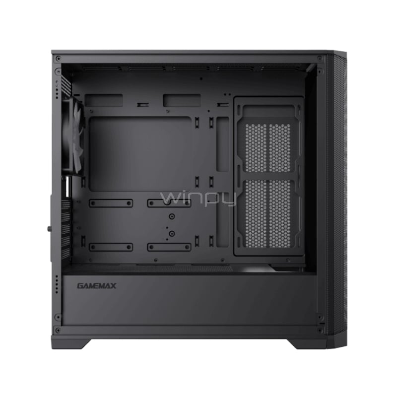 Gabinete Gamer Gamemax Defender Mesh (MicroATX, Vidrio Templado, 4 Ventiladores ARGB)