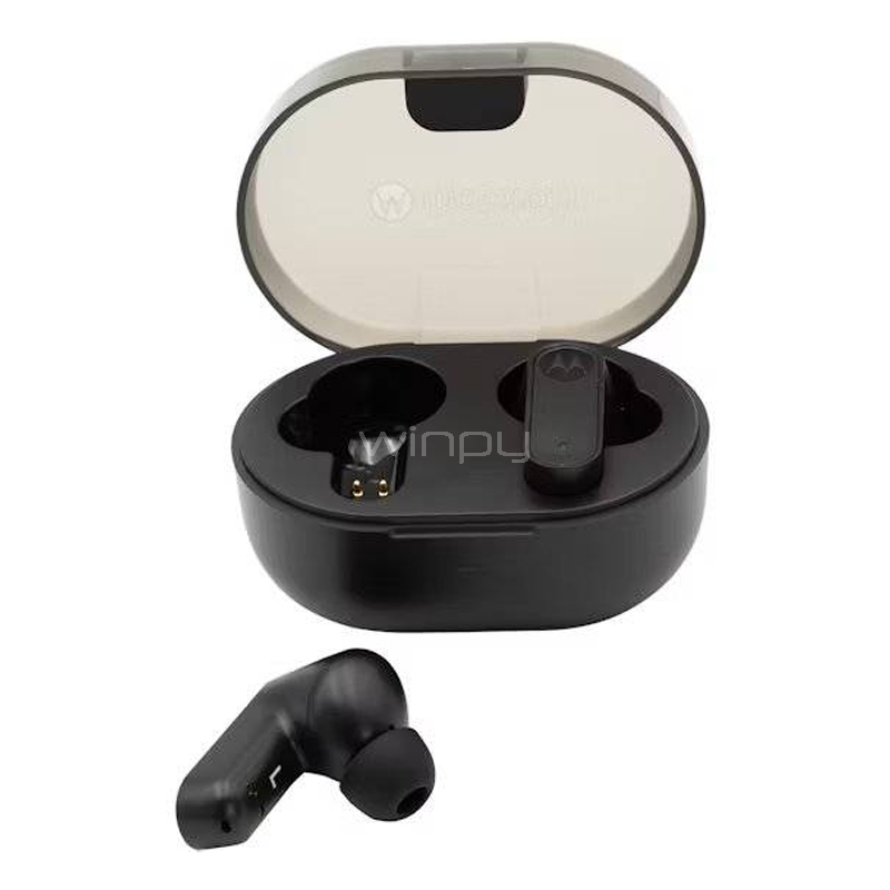 Audífonos Bluetooth Motorola MotoBuds 450 (IPX5, Control Táctil, Negro)