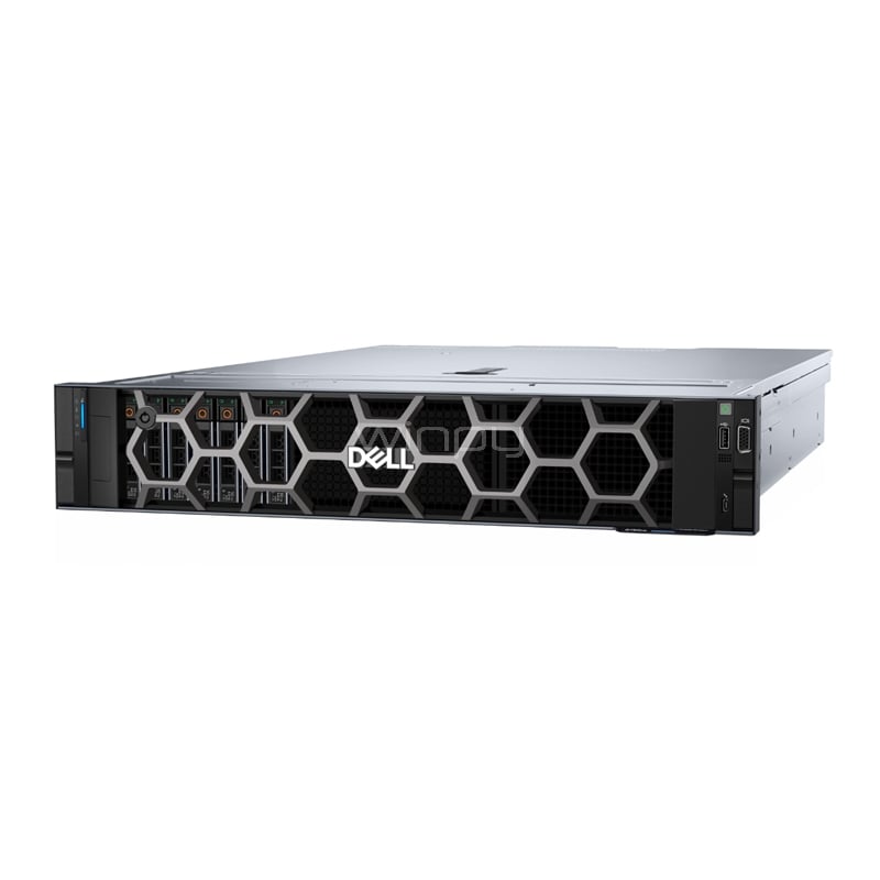Servidor Dell PowerEdge R760xs (Xeon Gold 5418Y, 32GB DDR5, 960GB SSD, Fuente 1400W, Rack 2U)