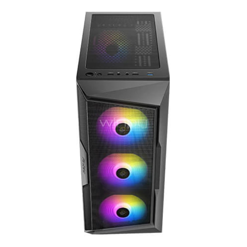 Gabinete Gamer Antec AX61 (ATX, Vidrio Templado, 4 Ventiladores ARGB)