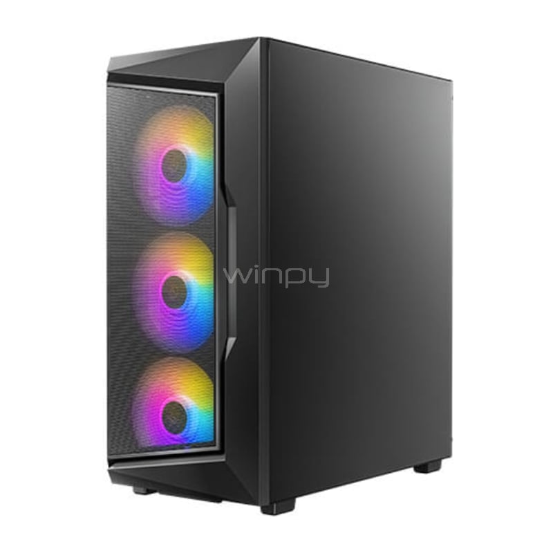 Gabinete Gamer Antec AX61 (ATX, Vidrio Templado, 4 Ventiladores ARGB)