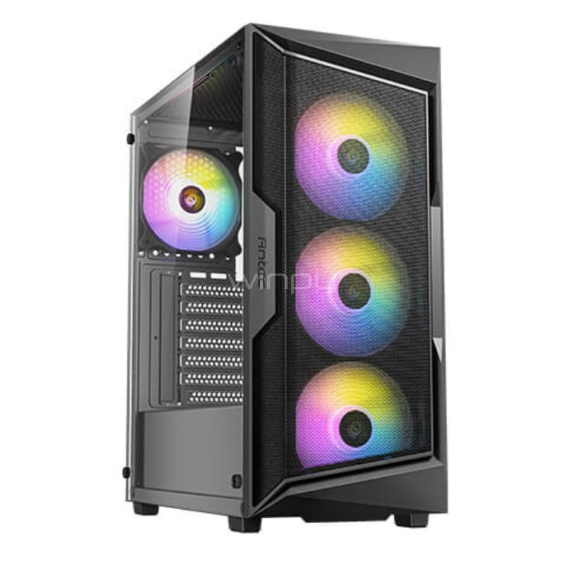 Gabinete Gamer Antec AX61 (ATX, Vidrio Templado, 4 Ventiladores ARGB)