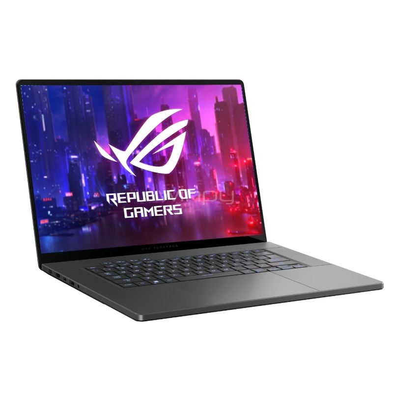 Notebook Gamer ASUS ROG Zephyrus G16 de 16“ (Ultra 9 185H, RTX 4070, 32GB DDR5, 1TB SSD, Win11)