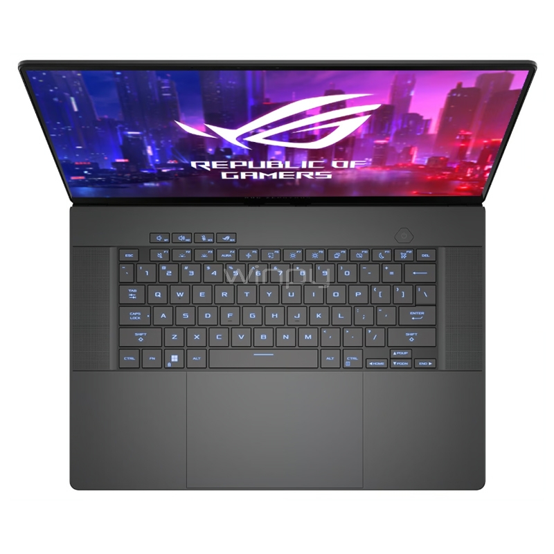 Notebook Gamer ASUS ROG Zephyrus G16 de 16“ (Ultra 9 185H, RTX 4070, 32GB DDR5, 1TB SSD, Win11)