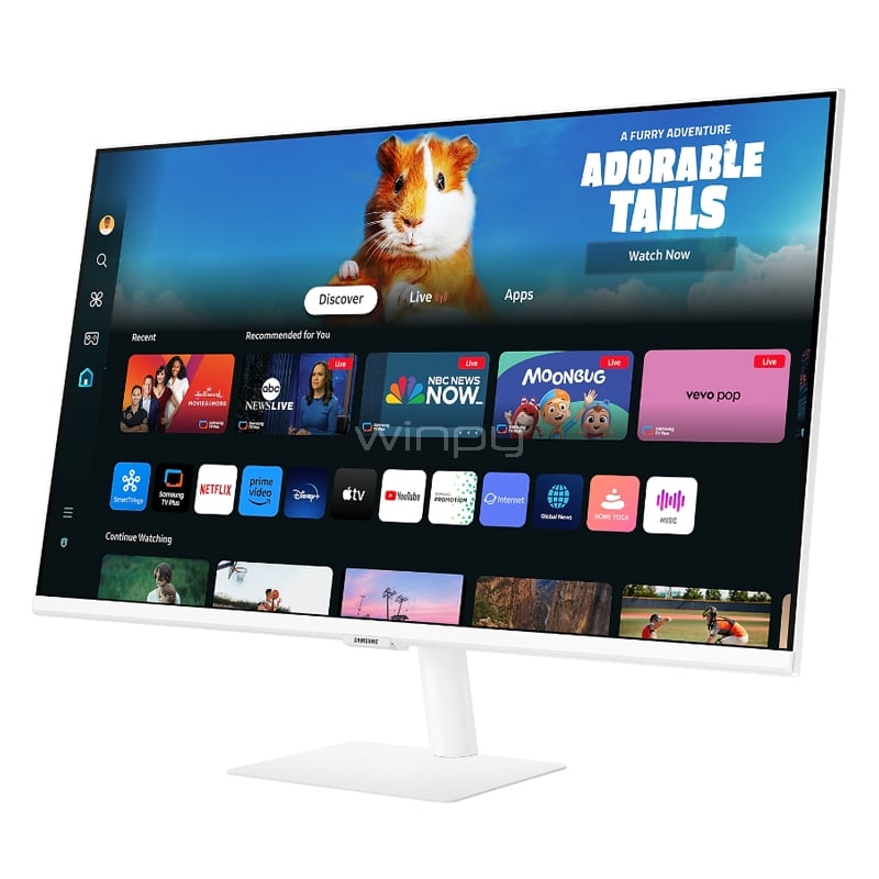 Monitor Samsung Smart M5 de 32“ (VA, Full HD, HDR10, HDMI, Tizen)