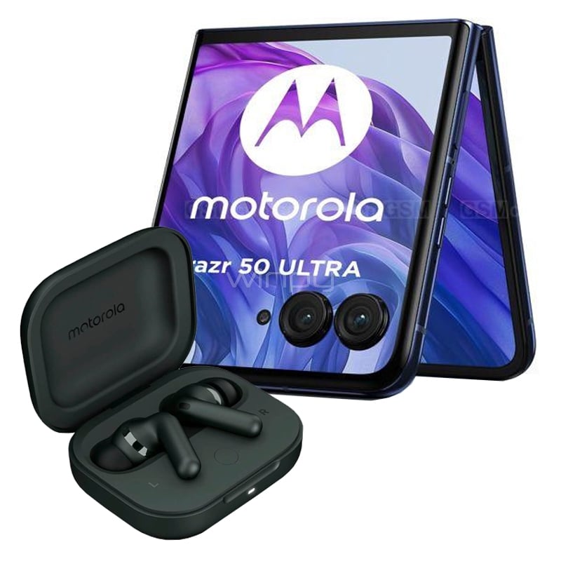 Celular Motorola razr 50 Ultra de 6.9“ Moto Buds+ - PB1T0107CL