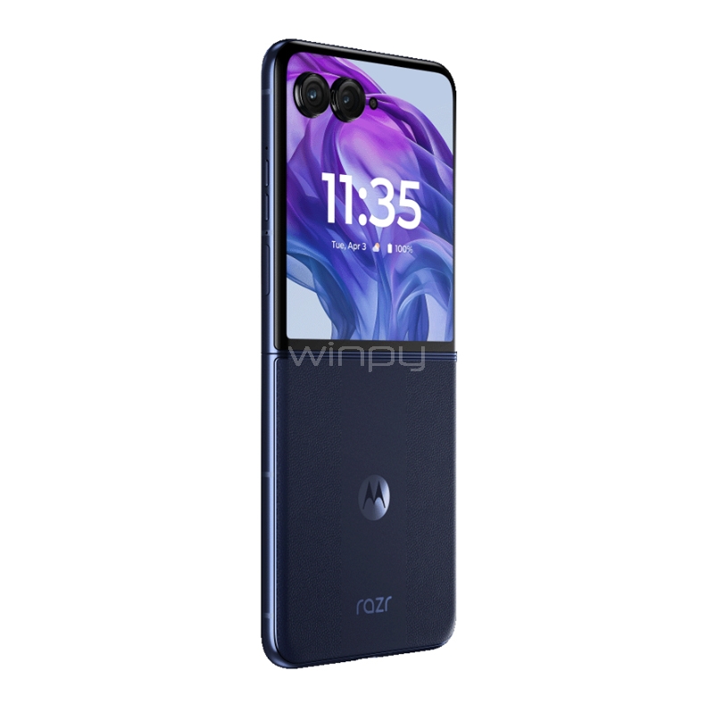 Celular Motorola razr 50 Ultra de 6.9“ Moto Buds+ (OctaCore, 12GB RAM, 512GB Internos, Azul Medianoche)