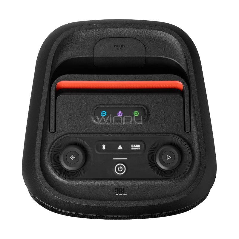 Parlante Karaoke JBL PartyBox Club 120 (160W, Bluetooth, IPX4, Negro)