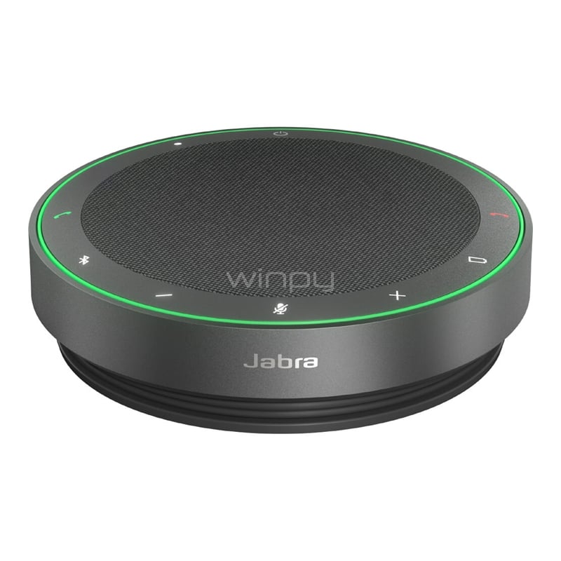 Parlante Jabra Speak2 75 para conferencias (MS Teams, Bluetooth USB-C Link 380, Gris Oscuro)