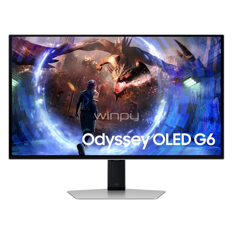 Monitor Gamer Samsung Odyssey OLED G6 de 27“ (OLED, QHD, 360Hz, 0.03ms, HDR10+, DP+HDMI, FreeSync, Vesa)