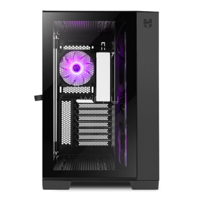 Gabinete Gamer Nox Hummer Astra Black (ATX, Vidrio Templado Panorámico, 3 ventiladores ARGB)